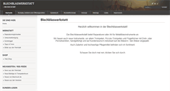 Desktop Screenshot of blechblaswerkstatt.de