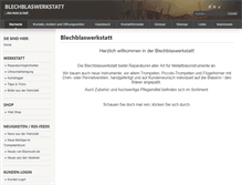 Tablet Screenshot of blechblaswerkstatt.de